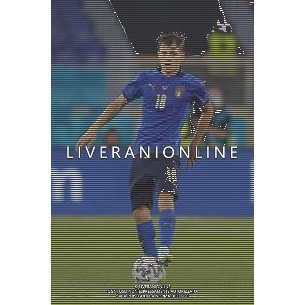 Campionato Europeo UEFA EURO 2020 gara del gruppo A ITALIA vs SVIZZERA del 16/06/2021 - nella foto: Barella Nicolo’(Italia) ©Claudio Zamagni/Agenzia Aldo Liverani s.a.s. Barella Nicolo’(Italia) during European UEFA Championship - UEFA Euro 2020 soccer match between Italy and Switzerland Olympic Stadium in Rome on June 16 2021 photo credit by Claudio Zamagni/Aldo Liverani Photo Agency/AGENZIA ALDO LIVERANI SAS