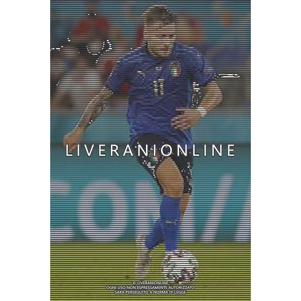 Campionato Europeo UEFA EURO 2020 gara del gruppo A ITALIA vs SVIZZERA del 16/06/2021 - nella foto: Immobile Ciro(Italia) ©Claudio Zamagni/Agenzia Aldo Liverani s.a.s. Immobile Ciro(Italia) during European UEFA Championship - UEFA Euro 2020 soccer match between Italy and Switzerland Olympic Stadium in Rome on June 16 2021 photo credit by Claudio Zamagni/Aldo Liverani Photo Agency/AGENZIA ALDO LIVERANI SAS