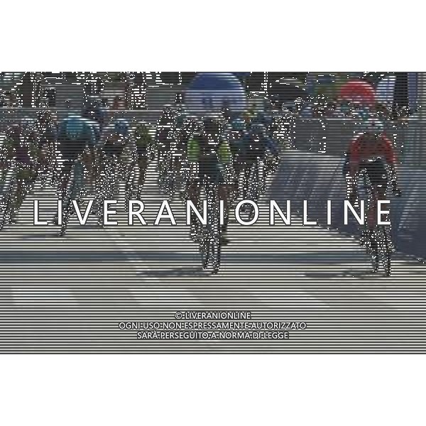 17-06-2021 Adriatica - Ionica Race; Tappa 03 Ferrara - Comacchio; 2021, Cofidis; 2021, Vini Zabu; Viviani, Elia; Mareczko, Jakub; ©SIROTTI /AGENZIA ALDO LIVERANI SAS
