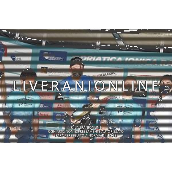 17-06-2021 Adriatica - Ionica Race; Tappa 03 Ferrara - Comacchio; 2021, Eolo - Kometa; 2021, Astana - Premier Tech; Fortunato, Lorenzo; Kudus, Merhawi; Pronskiy, Vadim; ©SIROTTI /AGENZIA ALDO LIVERANI SAS