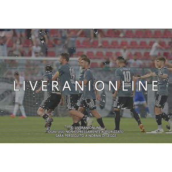 ©Alessandro Falzone/Agenzia Aldo Liverani Alessandria 17.06.2021 Stadio Giuseppe Moccagatta Alessandria vs Padova Finale Play Off Serie C Nella foto : Esultanze promozione in B dell\'Alessandria ©FALZONE /AGENZIA ALDO LIVERANI SAS