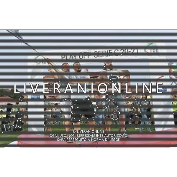 ©Alessandro Falzone/Agenzia Aldo Liverani Alessandria 17.06.2021 Stadio Giuseppe Moccagatta Alessandria vs Padova Finale Play Off Serie C Nella foto : Esultanze promozione in B tifosi ©FALZONE /AGENZIA ALDO LIVERANI SAS