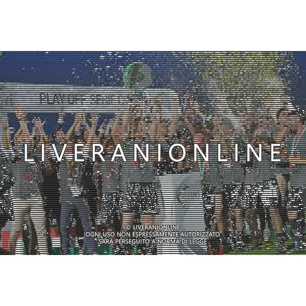 ©Alessandro Falzone/Agenzia Aldo Liverani Alessandria 17.06.2021 Stadio Giuseppe Moccagatta Alessandria vs Padova Finale Play Off Serie C Nella foto : Esultanze Alessandria per la promozione in serie B ©FALZONE /AGENZIA ALDO LIVERANI SAS