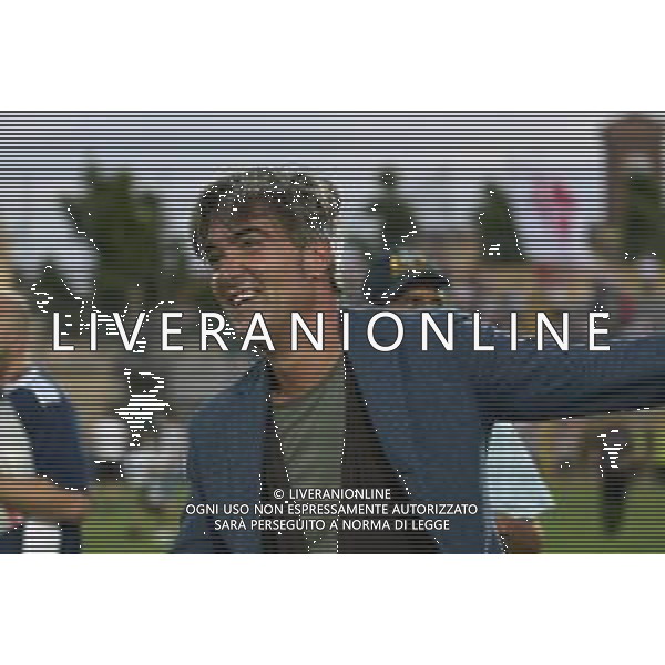 ©Alessandro Falzone/Agenzia Aldo Liverani Alessandria 17.06.2021 Stadio Giuseppe Moccagatta Alessandria vs Padova Finale Play Off Serie C Nella foto : Il presidente dell\'Alessandria Luca Di Masi esulta per la promozione in B ©FALZONE /AGENZIA ALDO LIVERANI SAS