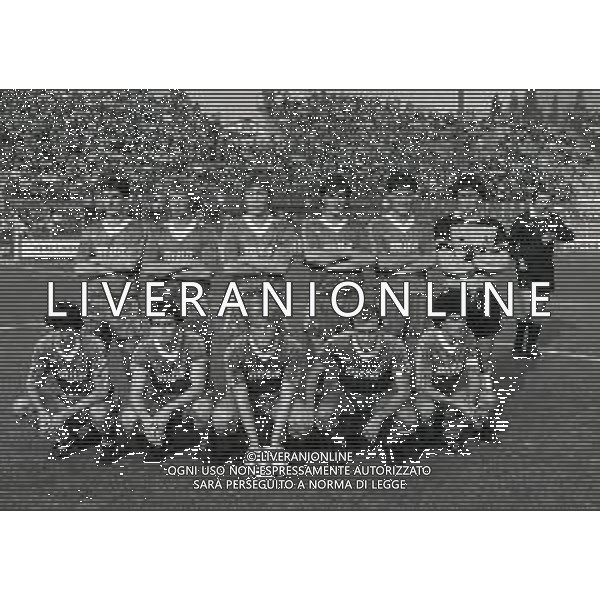 06-11-1983 COMO CAMPIONATO DI CALCIO SERIE B COMO-ATALANTA 0-0 NELLA FOTO FORMAZIONE COMO CALCIO 1983-1984 AG ALDO LIVERANISAS
