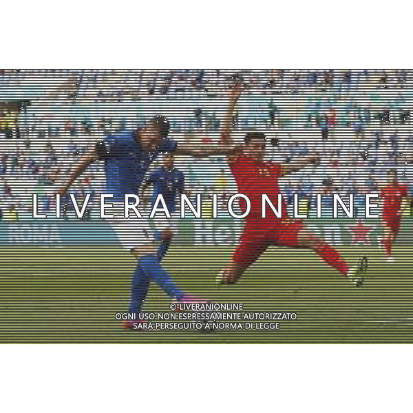 Campionato Europeo UEFA EURO 2020 gara del gruppo A ITALIA vs GALLES del 20/06/2021 - nella foto: occasione Belotti Andrea(Italia) ©Claudio Zamagni/Agenzia Aldo Liverani s.a.s. during European UEFA Championship - UEFA Euro 2020 soccer match between Italy and Wales at Olympic Stadium in Rome on June 20 2021 photo credit by Claudio Zamagni/Aldo Liverani Photo Agency/AGENZIA ALDO LIVERANI SAS