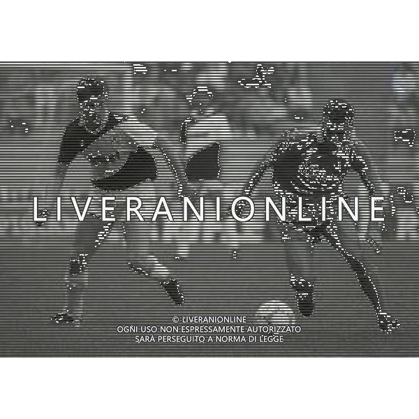 03-05- 1987 UDINE-CAMPIONATO DI CALCIO SERIE A UDINESE EMPOLI 3-0 NELLA FOTO FRANCESCO BAIANO E MASSIMO SUSIC AG ALDO LIVERANI SAS