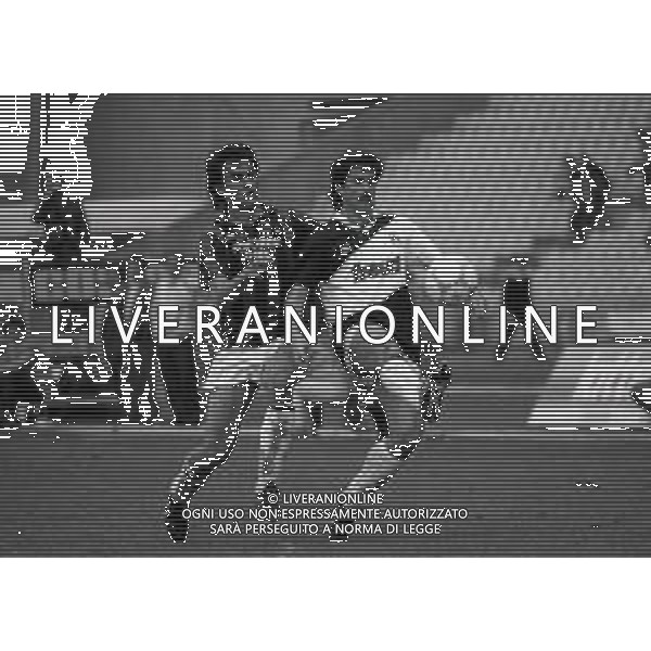 17-05-1987 UDINE CAMPIONATO DI CALCIO SERIE A UDINESE-MILAN 0-0 NELLA FOTO MASSIMO STORGATO E PAOLO MALDINI AG ALDO LIVERANI SAS