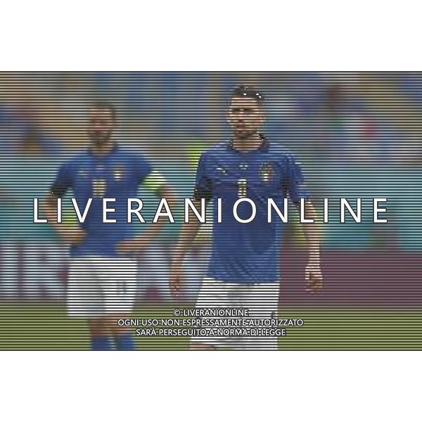 Campionato Europeo UEFA EURO 2020 gara del gruppo A ITALIA vs GALLES del 20/06/2021 - nella foto: Jorginho(Italia) ©Claudio Zamagni/Agenzia Aldo Liverani s.a.s. Jorginho(Italia) during European UEFA Championship - UEFA Euro 2020 soccer match between Italy and Wales at Olympic Stadium in Rome on June 20 2021 photo credit by Claudio Zamagni/Aldo Liverani Photo Agency