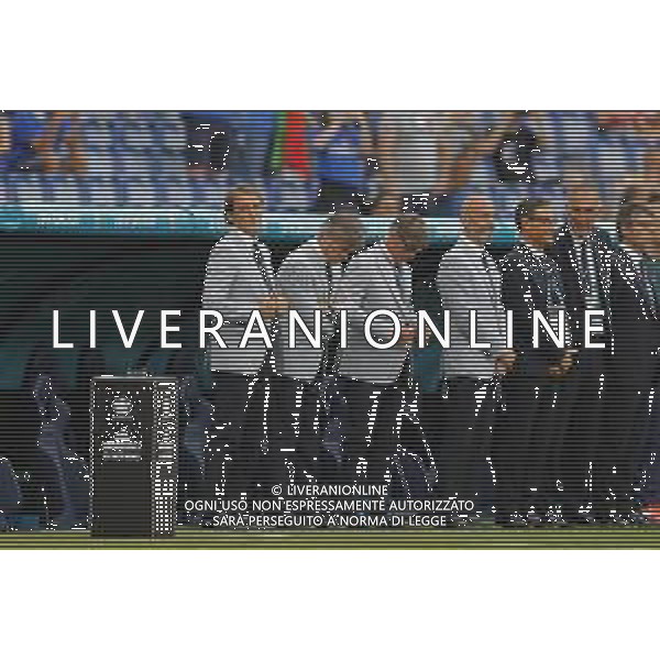 Campionato Europeo UEFA EURO 2020 gara del gruppo A ITALIA vs GALLES del 20/06/2021 - nella foto: Mister Roberto Mancini(Italia) ©Claudio Zamagni/Agenzia Aldo Liverani s.a.s. Mister Roberto Mancini(Italia) during European UEFA Championship - UEFA Euro 2020 soccer match between Italy and Wales at Olympic Stadium in Rome on June 20 2021 photo credit by Claudio Zamagni/Aldo Liverani Photo Agency