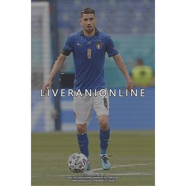 Campionato Europeo UEFA EURO 2020 gara del gruppo A ITALIA vs GALLES del 20/06/2021 - nella foto: Jorginho(Italia) ©Claudio Zamagni/Agenzia Aldo Liverani s.a.s. Jorginho(Italia) during European UEFA Championship - UEFA Euro 2020 soccer match between Italy and Wales at Olympic Stadium in Rome on June 20 2021 photo credit by Claudio Zamagni/Aldo Liverani Photo Agency
