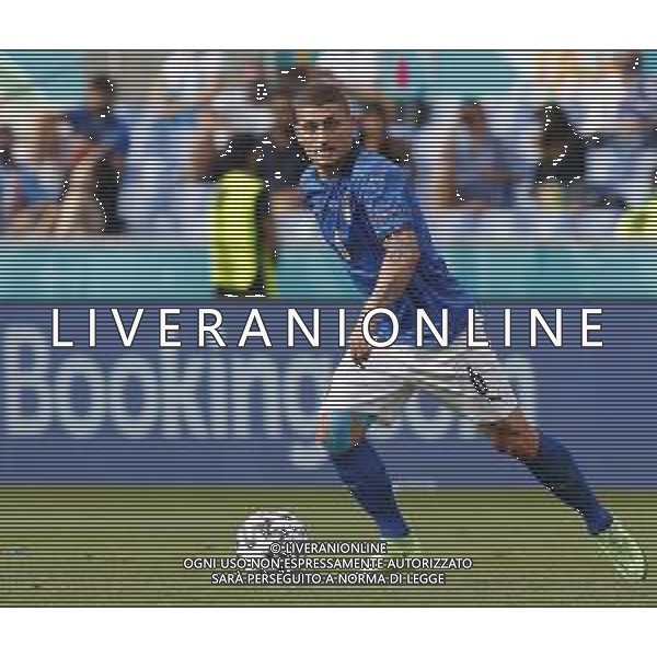 Campionato Europeo UEFA EURO 2020 gara del gruppo A ITALIA vs GALLES del 20/06/2021 - nella foto: Verratti Marco (Italia) ©Claudio Zamagni/Agenzia Aldo Liverani s.a.s. Verratti Marco (Italia) during European UEFA Championship - UEFA Euro 2020 soccer match between Italy and Wales at Olympic Stadium in Rome on June 20 2021 photo credit by Claudio Zamagni/Aldo Liverani Photo Agency