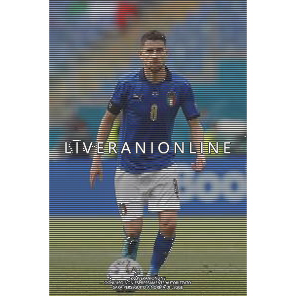 Campionato Europeo UEFA EURO 2020 gara del gruppo A ITALIA vs GALLES del 20/06/2021 - nella foto: Jorginho(Italia) ©Claudio Zamagni/Agenzia Aldo Liverani s.a.s. Jorginho(Italia)during European UEFA Championship - UEFA Euro 2020 soccer match between Italy and Wales at Olympic Stadium in Rome on June 20 2021 photo credit by Claudio Zamagni/Aldo Liverani Photo Agency