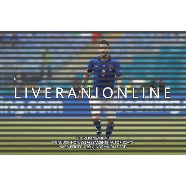 Campionato Europeo UEFA EURO 2020 gara del gruppo A ITALIA vs GALLES del 20/06/2021 - nella foto: Jorginho(Italia) ©Claudio Zamagni/Agenzia Aldo Liverani s.a.s. Jorginho(Italia) during European UEFA Championship - UEFA Euro 2020 soccer match between Italy and Wales at Olympic Stadium in Rome on June 20 2021 photo credit by Claudio Zamagni/Aldo Liverani Photo Agency