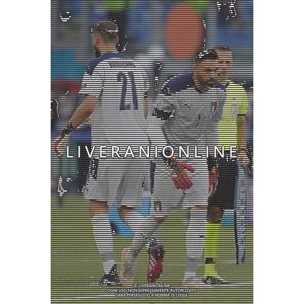 Campionato Europeo UEFA EURO 2020 gara del gruppo A ITALIA vs GALLES del 20/06/2021 - nella foto: Sirigu Salvatore (Italia) Donnarumma Gianluigi(Italia) ©Claudio Zamagni/Agenzia Aldo Liverani s.a.s. Sirigu Salvatore (Italia) Donnarumma Gianluigi(Italia) during European UEFA Championship - UEFA Euro 2020 soccer match between Italy and Wales at Olympic Stadium in Rome on June 20 2021 photo credit by Claudio Zamagni/Aldo Liverani Photo Agency