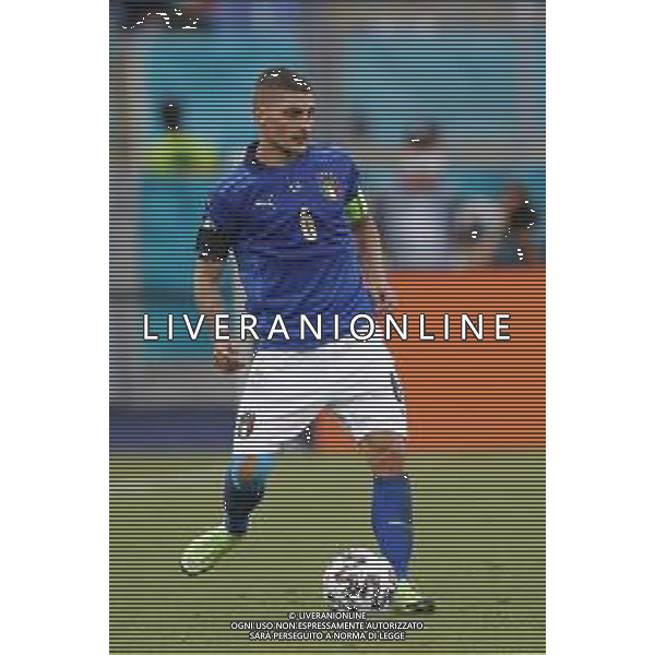 Campionato Europeo UEFA EURO 2020 gara del gruppo A ITALIA vs GALLES del 20/06/2021 - nella foto: Verratti Marco (Italia) ©Claudio Zamagni/Agenzia Aldo Liverani s.a.s. Verratti Marco (Italia) during European UEFA Championship - UEFA Euro 2020 soccer match between Italy and Wales at Olympic Stadium in Rome on June 20 2021 photo credit by Claudio Zamagni/Aldo Liverani Photo Agency
