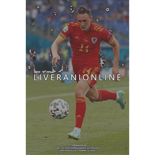 Campionato Europeo UEFA EURO 2020 gara del gruppo A ITALIA vs GALLES del 20/06/2021 - nella foto: Connor Roberts(Galles) ©Claudio Zamagni/Agenzia Aldo Liverani s.a.s. Connor Roberts(Galles) during European UEFA Championship - UEFA Euro 2020 soccer match between Italy and Wales at Olympic Stadium in Rome on June 20 2021 photo credit by Claudio Zamagni/Aldo Liverani Photo Agency