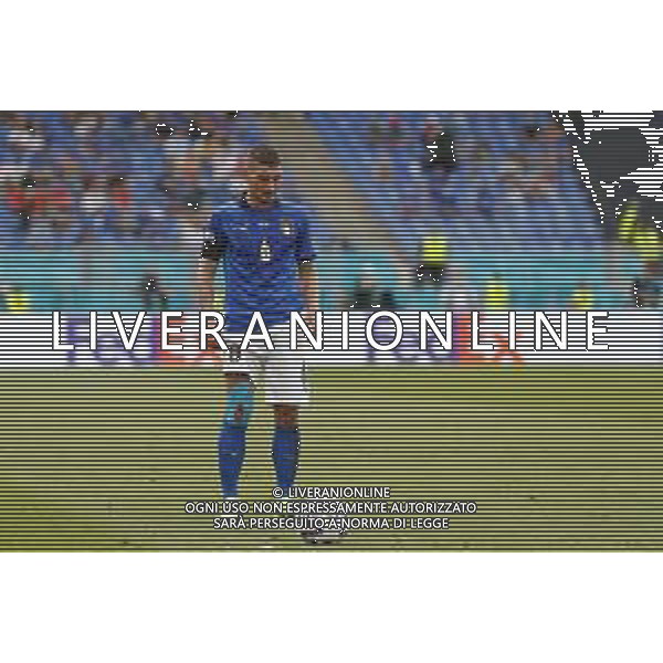 Campionato Europeo UEFA EURO 2020 gara del gruppo A ITALIA vs GALLES del 20/06/2021 - nella foto: Verratti Marco (Italia) ©Claudio Zamagni/Agenzia Aldo Liverani s.a.s. Verratti Marco (Italia) during European UEFA Championship - UEFA Euro 2020 soccer match between Italy and Wales at Olympic Stadium in Rome on June 20 2021 photo credit by Claudio Zamagni/Aldo Liverani Photo Agency