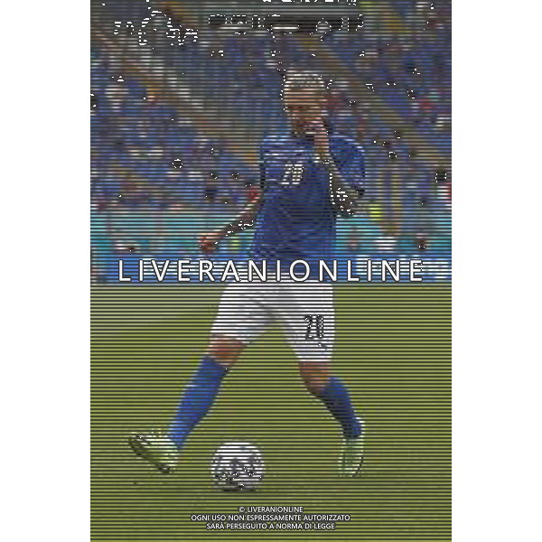 Campionato Europeo UEFA EURO 2020 gara del gruppo A ITALIA vs GALLES del 20/06/2021 - nella foto: Bernardeschi Federico(Italia) ©Claudio Zamagni/Agenzia Aldo Liverani s.a.s. Bernardeschi Federico(Italia)during European UEFA Championship - UEFA Euro 2020 soccer match between Italy and Wales at Olympic Stadium in Rome on June 20 2021 photo credit by Claudio Zamagni/Aldo Liverani Photo Agency