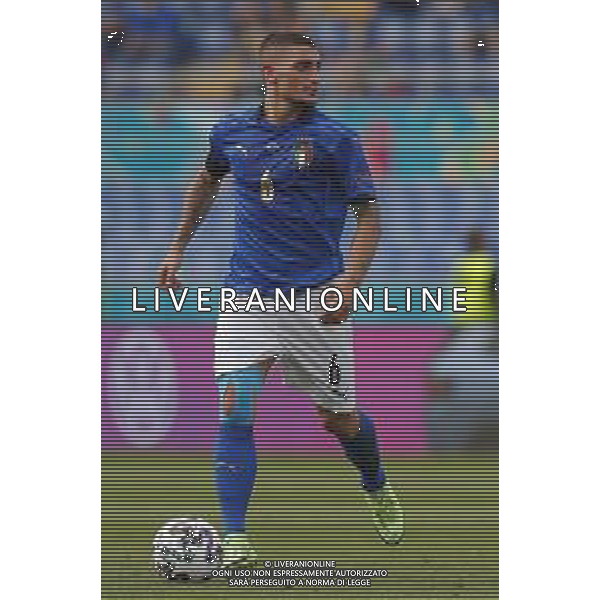 Campionato Europeo UEFA EURO 2020 gara del gruppo A ITALIA vs GALLES del 20/06/2021 - nella foto: Verratti Marco (Italia) ©Claudio Zamagni/Agenzia Aldo Liverani s.a.s. Verratti Marco (Italia) during European UEFA Championship - UEFA Euro 2020 soccer match between Italy and Wales at Olympic Stadium in Rome on June 20 2021 photo credit by Claudio Zamagni/Aldo Liverani Photo Agency