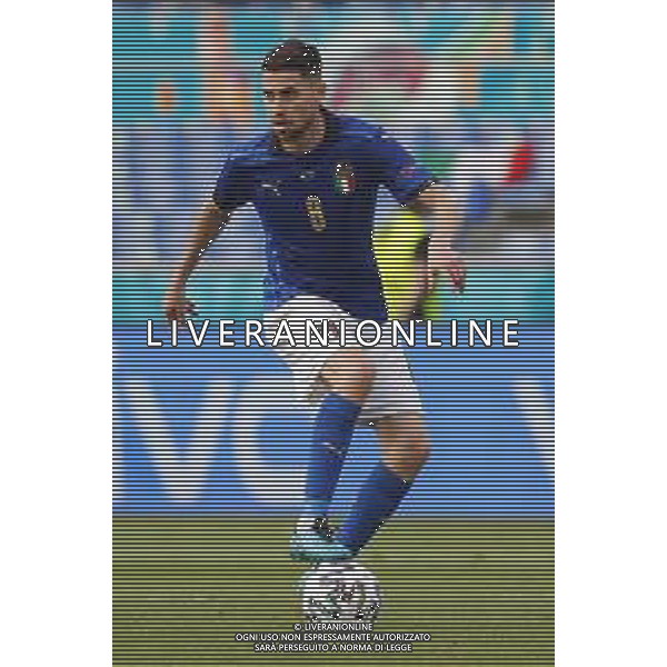 Campionato Europeo UEFA EURO 2020 gara del gruppo A ITALIA vs GALLES del 20/06/2021 - nella foto: Jorginho(Italia) ©Claudio Zamagni/Agenzia Aldo Liverani s.a.s. Jorginho(Italia) during European UEFA Championship - UEFA Euro 2020 soccer match between Italy and Wales at Olympic Stadium in Rome on June 20 2021 photo credit by Claudio Zamagni/Aldo Liverani Photo Agency