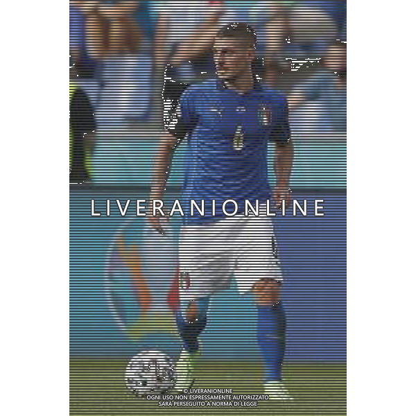 Campionato Europeo UEFA EURO 2020 gara del gruppo A ITALIA vs GALLES del 20/06/2021 - nella foto: Verratti Marco (Italia) ©Claudio Zamagni/Agenzia Aldo Liverani s.a.s. Verratti Marco (Italia) during European UEFA Championship - UEFA Euro 2020 soccer match between Italy and Wales at Olympic Stadium in Rome on June 20 2021 photo credit by Claudio Zamagni/Aldo Liverani Photo Agency