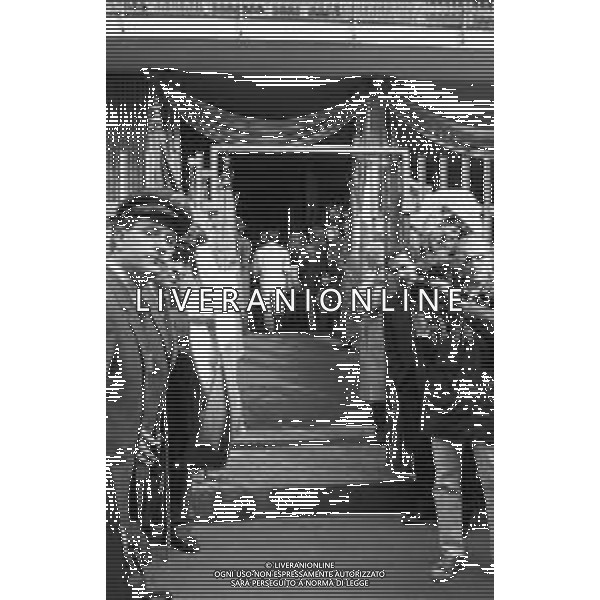 27-03-1992 MILANO FUNERALI DI VITTORIO CRAXI PADRE DI BETTINO CRAXI AGENZIA ALDO LIVERANI SAS