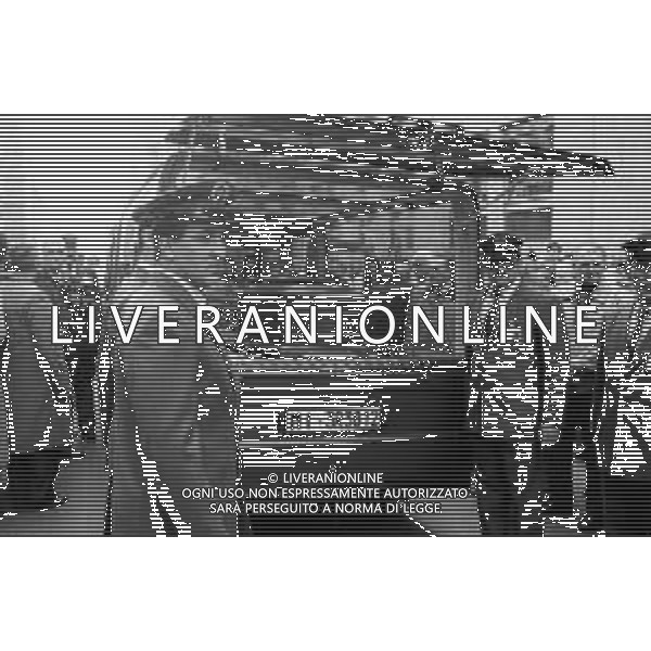 27-03-1992 MILANO FUNERALI DI VITTORIO CRAXI PADRE DI BETTINO CRAXI AGENZIA ALDO LIVERANI SAS