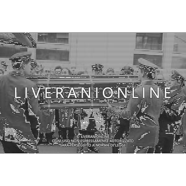 27-03-1992 MILANO FUNERALI DI VITTORIO CRAXI PADRE DI BETTINO CRAXI AGENZIA ALDO LIVERANI SAS