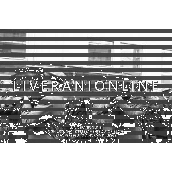 27-03-1992 MILANO FUNERALI DI VITTORIO CRAXI PADRE DI BETTINO CRAXI AGENZIA ALDO LIVERANI SAS