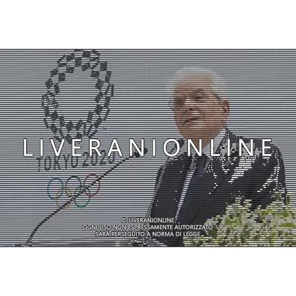 Cerimonia di consegna della bandiera agli atleti italiani in partenza per i Giochi Olimpici e Paralimpici di Tokyo 2020 - Roma 23.06.2021 nella foto il Presidente Sergio Mattarella ©Ufficio stampa Presidenza della Repubblica/AGENZIA ALDO LIVERANI SAS