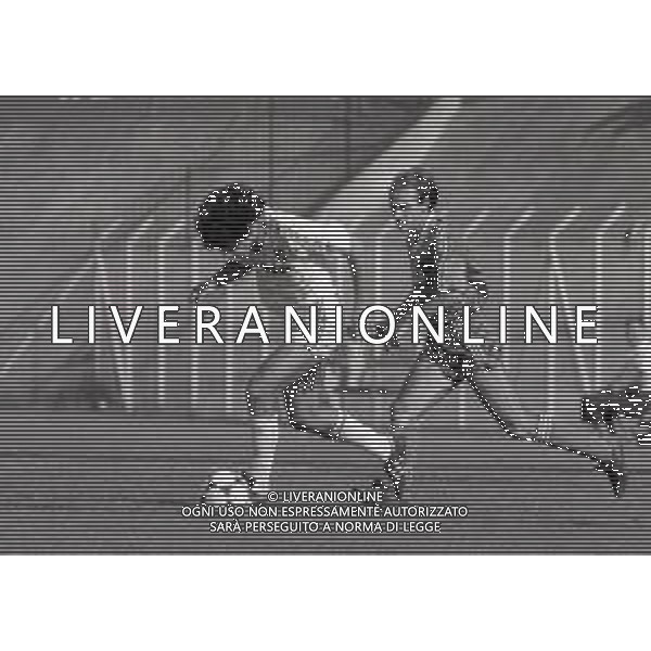 25-09-1983 COMO-CAMPIONATO DI CALCIO SEIEA COMO-PADOVA 1-0 NELLA FOTO GUGLIELMO COPPOLA E GIANCARLO CENTI AG ALDO LIVERANI SAS