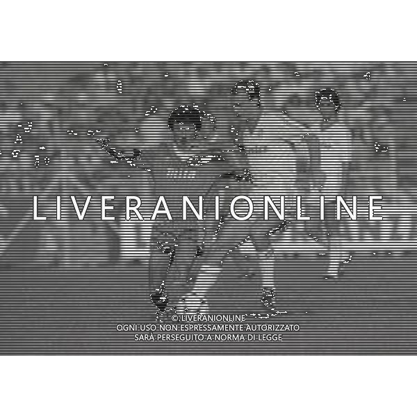 25-09-1983 COMO-CAMPIONATO DI CALCIO SEIEA COMO-PADOVA 1-0 NELLA FOTO VITO GRAZIANI E LUCA FUSI AG ALDO LIVERANI SAS