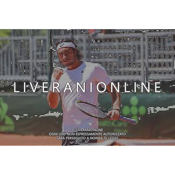 Corradino/LMedia - ATP Challenger Milano 2021 - Tennis Internationals 25 June 2021 - Aspria Harbour Club, milan, Italy Photo showing: The Italian Tennis player Gian Marco Moroni @Corradino/LMedia/AGENZIA ALDO LIVERANI SAS