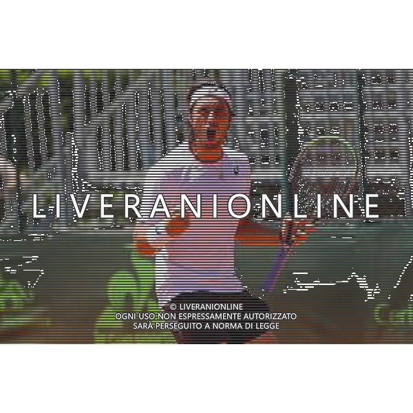 Corradino/LMedia - ATP Challenger Milano 2021 - Tennis Internationals 25 June 2021 - Aspria Harbour Club, milan, Italy Photo showing: The Italian Tennis player Gian Marco Moroni @Corradino/LMedia/AGENZIA ALDO LIVERANI SAS