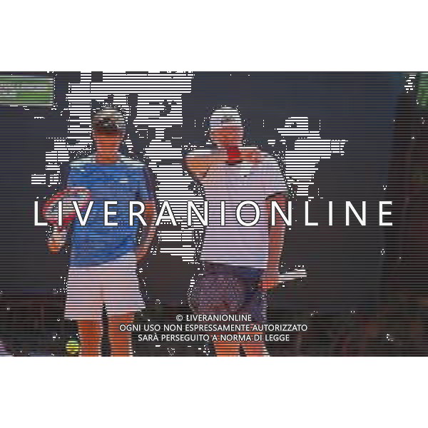 Corradino/LMedia - ATP Challenger Milano 2021 - Tennis Internationals 25 June 2021 - Aspria Harbour Club, milan, Italy Photo showing: Vit Kopriva and Ji≈ôi Leheƒçka @Corradino/LMedia/AGENZIA ALDO LIVERANI SAS