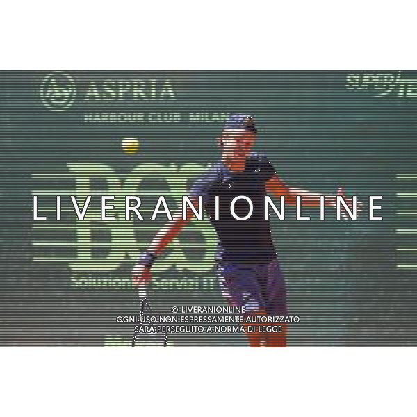 Corradino/LMedia - ATP Challenger Milano 2021 - Tennis Internationals 25 June 2021 - Aspria Harbour Club, milan, Italy Photo showing: The Danish tennis player Holger Rune @Corradino/LMedia/AGENZIA ALDO LIVERANI SAS