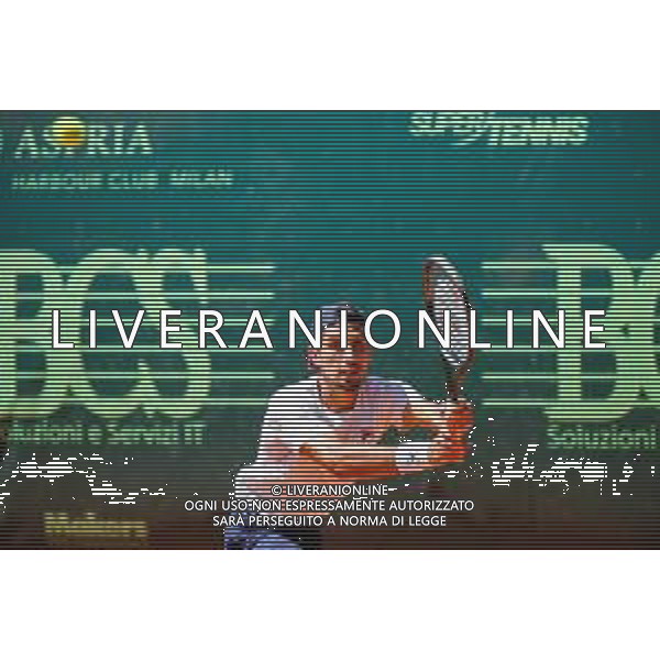 Corradino/LMedia - ATP Challenger Milano 2021 - Tennis Internationals 25 June 2021 - Aspria Harbour Club, milan, Italy Photo showing: The Argentine tennis player Pedro Cachin @Corradino/LMedia/AGENZIA ALDO LIVERANI SAS