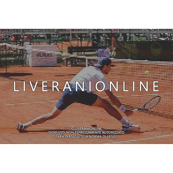 Corradino/LMedia - ATP Challenger Milano 2021 - Tennis Internationals 25 June 2021 - Aspria Harbour Club, milan, Italy Photo showing: The Argentine tennis player Pedro Cachin @Corradino/LMedia/AGENZIA ALDO LIVERANI SAS