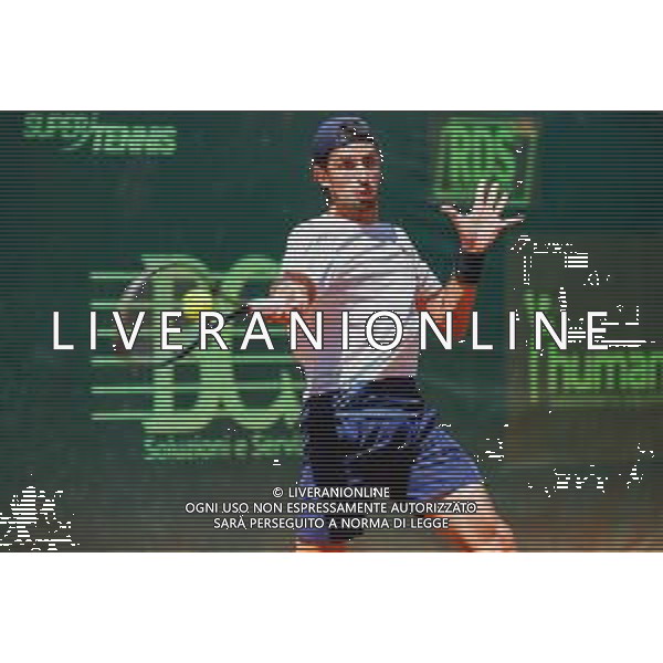 Corradino/LMedia - ATP Challenger Milano 2021 - Tennis Internationals 25 June 2021 - Aspria Harbour Club, milan, Italy Photo showing: The Argentine tennis player Pedro Cachin @Corradino/LMedia/AGENZIA ALDO LIVERANI SAS
