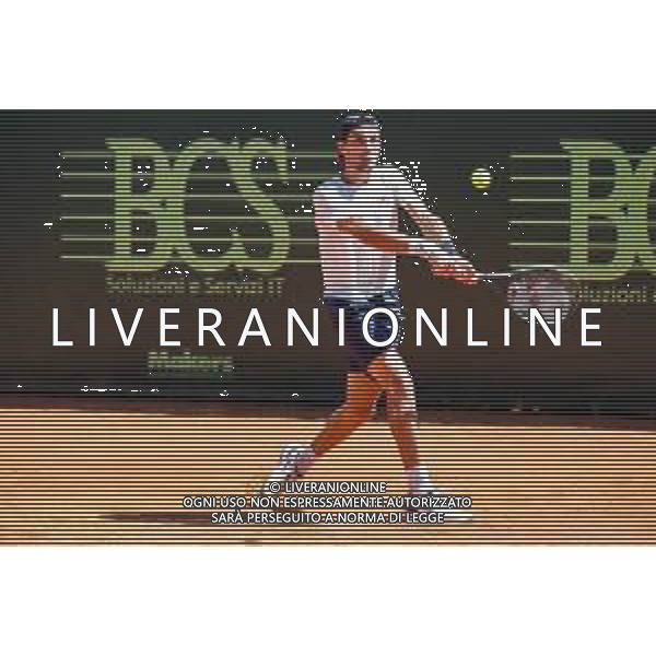 Corradino/LMedia - ATP Challenger Milano 2021 - Tennis Internationals 25 June 2021 - Aspria Harbour Club, milan, Italy Photo showing: The Argentine tennis player Pedro Cachin @Corradino/LMedia/AGENZIA ALDO LIVERANI SAS
