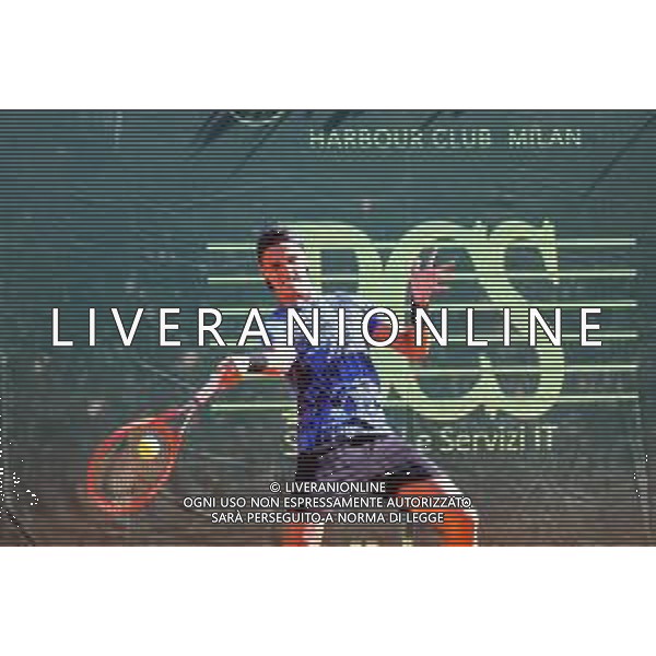 Corradino/LMedia - ATP Challenger Milano 2021 - Tennis Internationals 25 June 2021 - Aspria Harbour Club, milan, Italy Photo showing: The Argentine tennis player Federico Coria @Corradino/LMedia/AGENZIA ALDO LIVERANI SAS