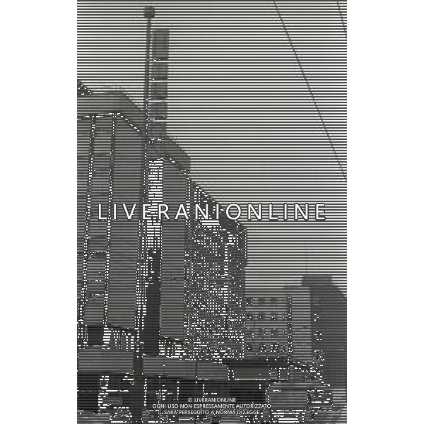 1973 MILANO HOTEL HILTON SEDE DEL CALCIO MERCATO NELLA FOTO ESTERNI E INTERNI HOTEL HILTON DI VIA GALVANI DOVE SI SVOLGERA\' IL CALCIO MERCATO AG ALDO LIVERANI SAS