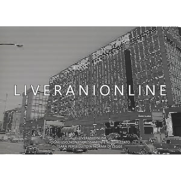 1973 MILANO HOTEL HILTON SEDE DEL CALCIO MERCATO NELLA FOTO ESTERNI E INTERNI HOTEL HILTON DI VIA GALVANI DOVE SI SVOLGERA\' IL CALCIO MERCATO AG ALDO LIVERANI SAS