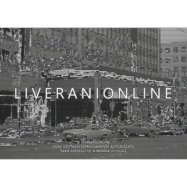 1973 MILANO HOTEL HILTON SEDE DEL CALCIO MERCATO NELLA FOTO ESTERNI E INTERNI HOTEL HILTON DI VIA GALVANI DOVE SI SVOLGERA\' IL CALCIO MERCATO AG ALDO LIVERANI SAS