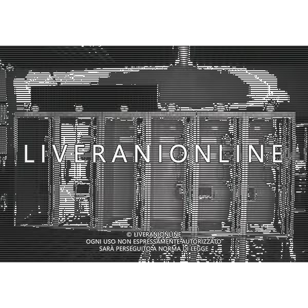 1973 MILANO HOTEL HILTON SEDE DEL CALCIO MERCATO NELLA FOTO ESTERNI E INTERNI HOTEL HILTON DI VIA GALVANI DOVE SI SVOLGERA\' IL CALCIO MERCATO AG ALDO LIVERANI SAS