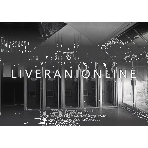 1973 MILANO HOTEL HILTON SEDE DEL CALCIO MERCATO NELLA FOTO ESTERNI E INTERNI HOTEL HILTON DI VIA GALVANI DOVE SI SVOLGERA\' IL CALCIO MERCATO AG ALDO LIVERANI SAS