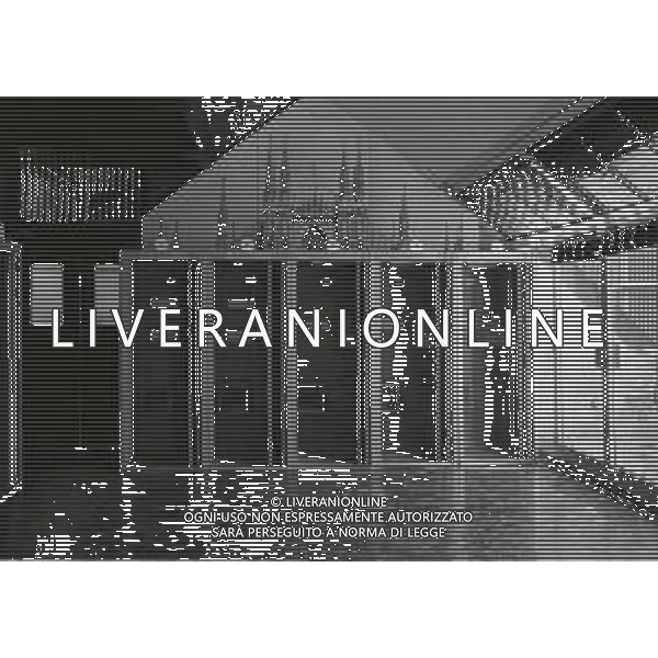 1973 MILANO HOTEL HILTON SEDE DEL CALCIO MERCATO NELLA FOTO ESTERNI E INTERNI HOTEL HILTON DI VIA GALVANI DOVE SI SVOLGERA\' IL CALCIO MERCATO AG ALDO LIVERANI SAS