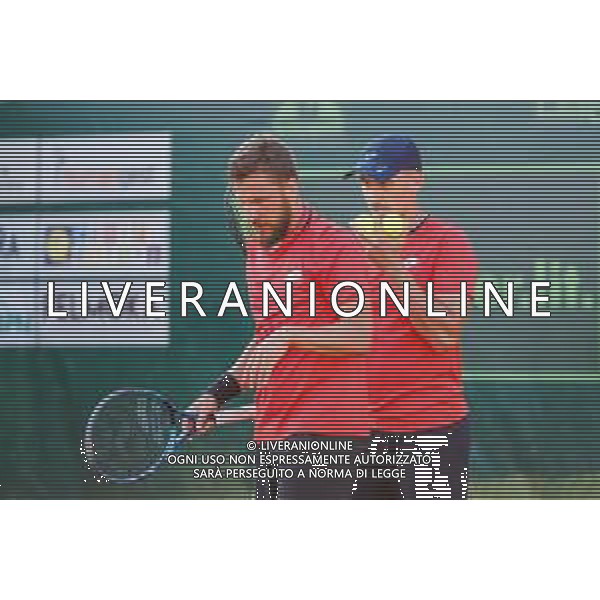 Corradino/LMedia - ATP Challenger Milano 2021 - Tennis Internationals 25 June 2021 - Aspria Harbour Club, milan, Italy Photo showing: Jan Zieli≈Ñski and Szymon Walkow @Corradino/LMedia/AGENZIA ALDO LIVERANI SAS