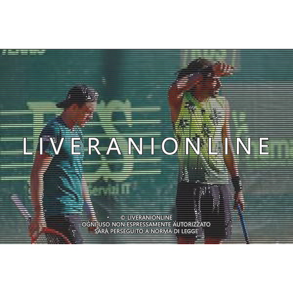 Corradino/LMedia - ATP Challenger Milano 2021 - Tennis Internationals 25 June 2021 - Aspria Harbour Club, milan, Italy Photo showing: Tristan-Samuel Weissborn and Dustin Brown @Corradino/LMedia/AGENZIA ALDO LIVERANI SAS